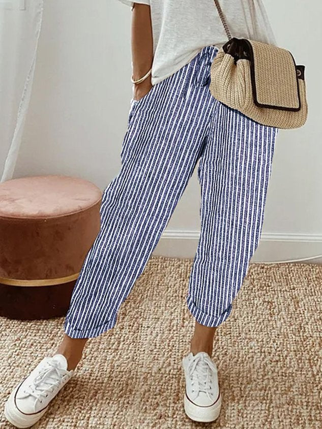 Chic and Cozy Flowing Trousers
