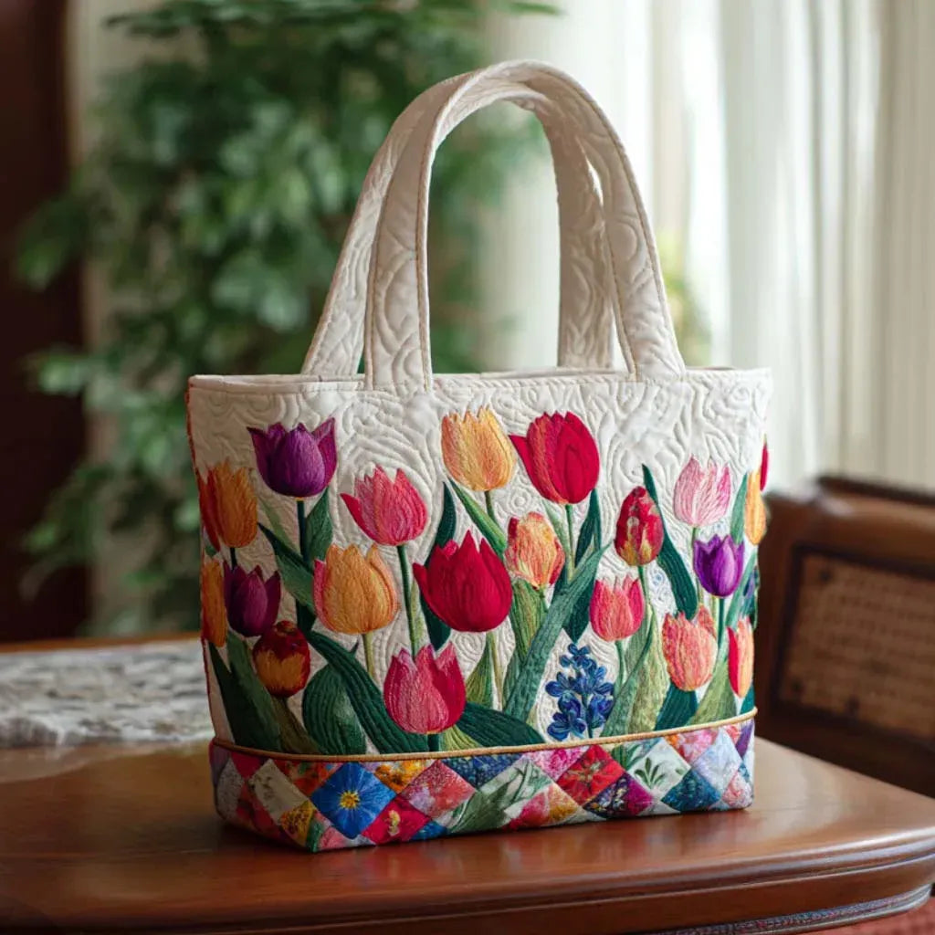 Handcrafted Tulip-Inspired Bag