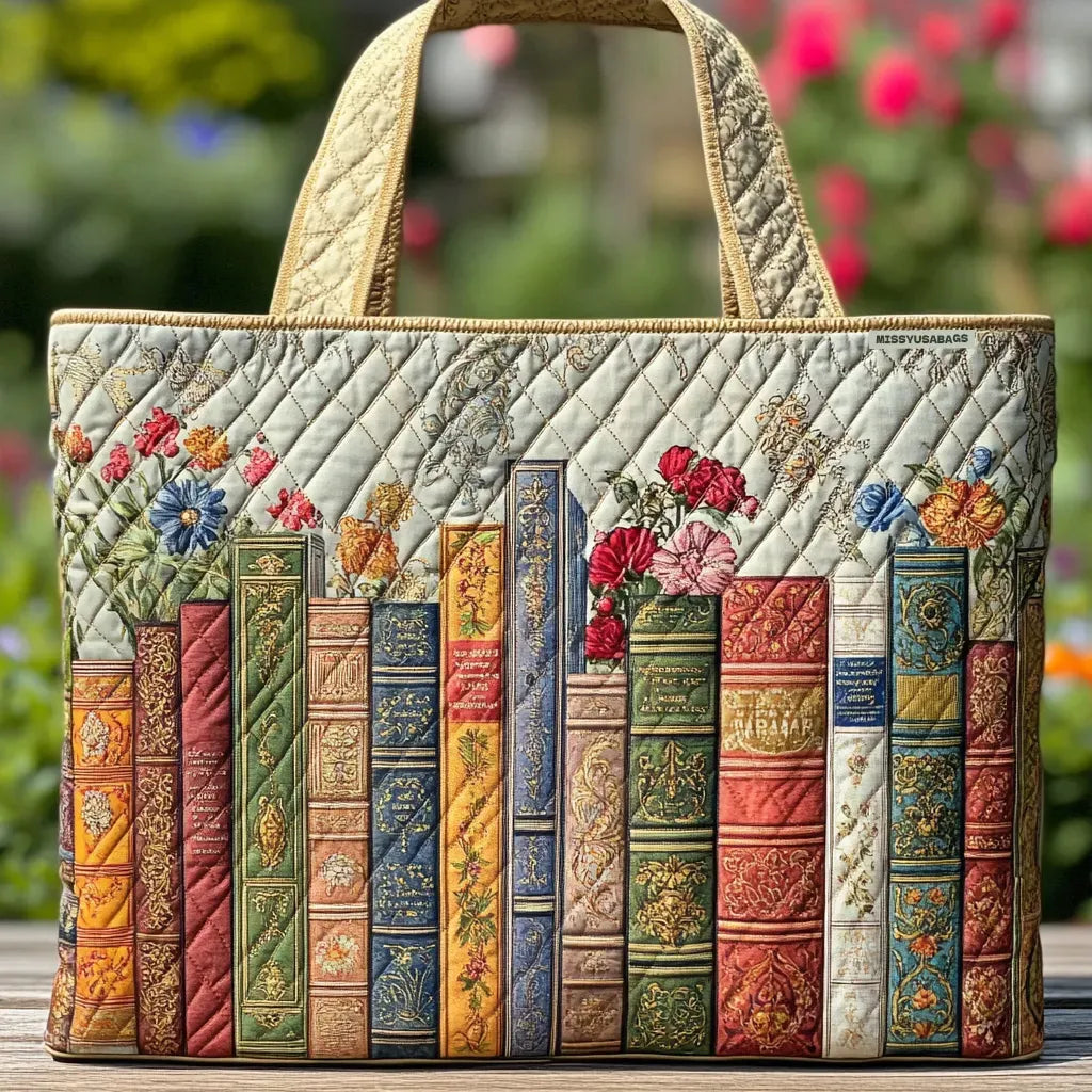 Handcrafted Adventure Library Tote
