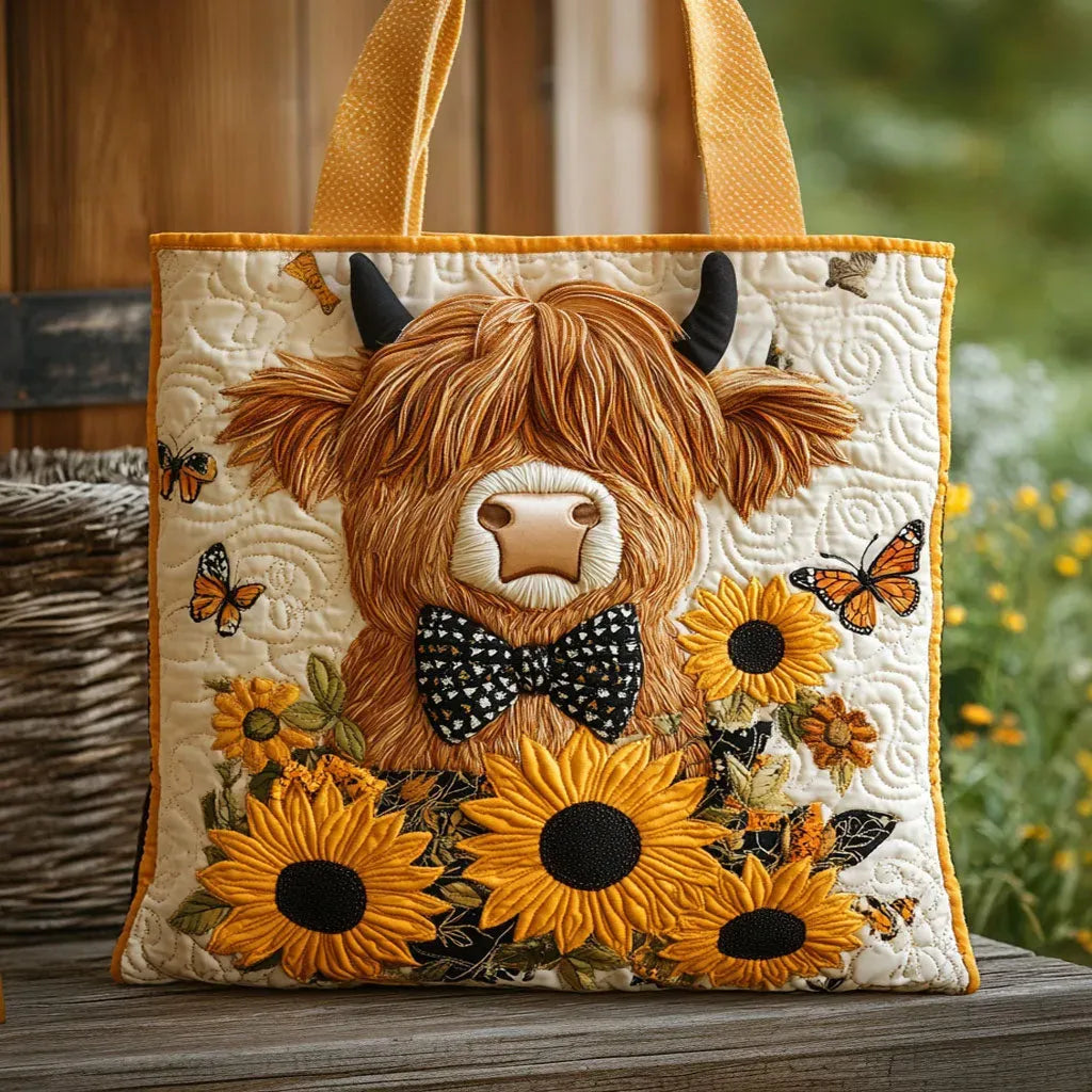 Artisan Crafted Bag - Mountain Cow Design