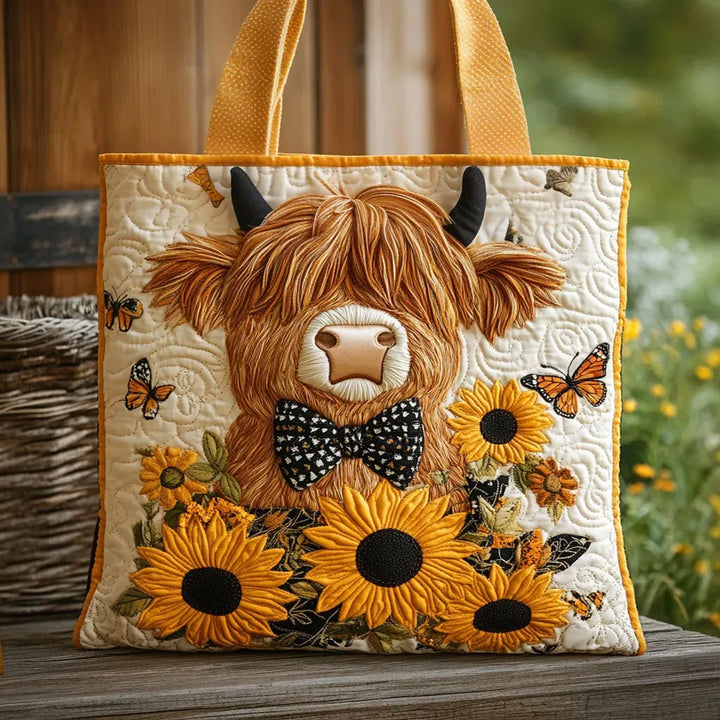 Artisan Crafted Bag - Mountain Cow Design