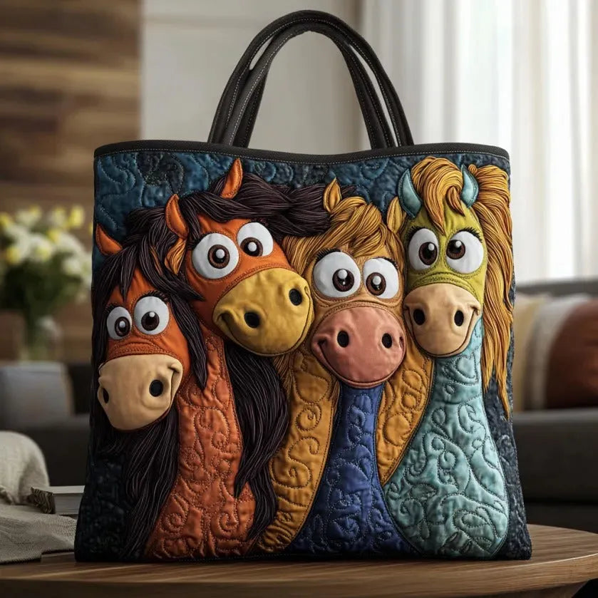 Handcrafted Bag - Joyful Ponies Design