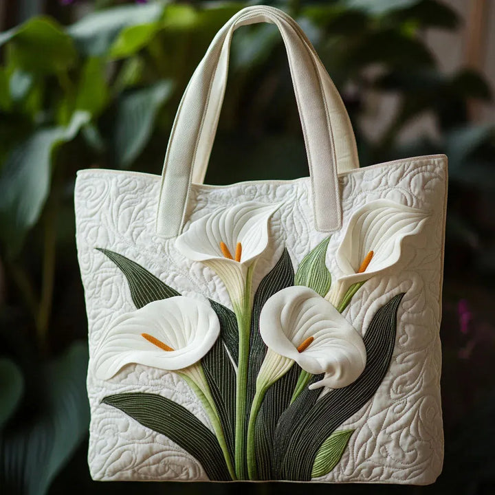 White Lilies Handmade Bag