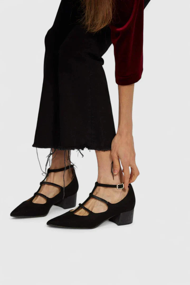 Aurea - Cozy Wide Heel Shoes