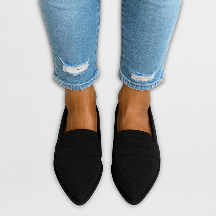 Nadia™ | Suede Slip-On Loafers