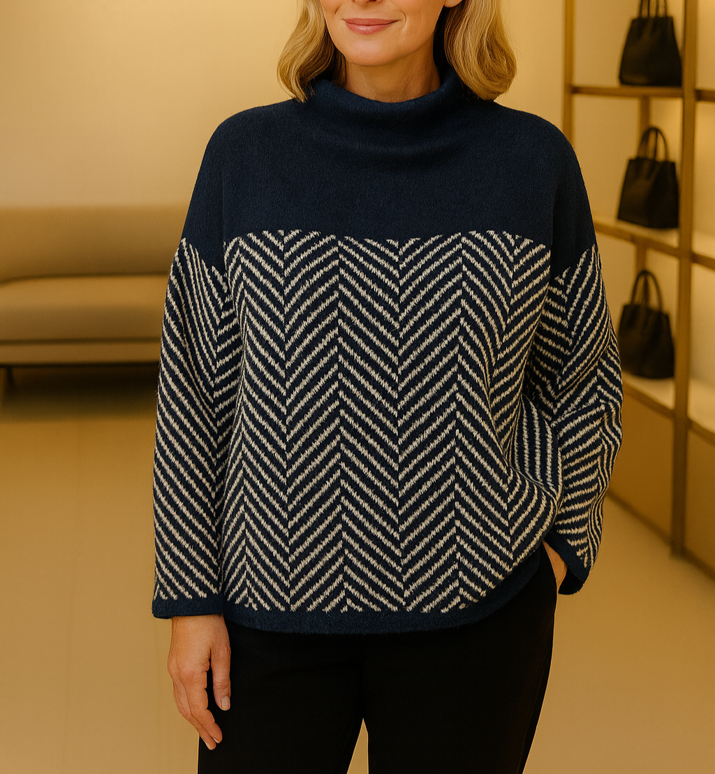 Norah | Cozy Cotton Turtleneck Knit