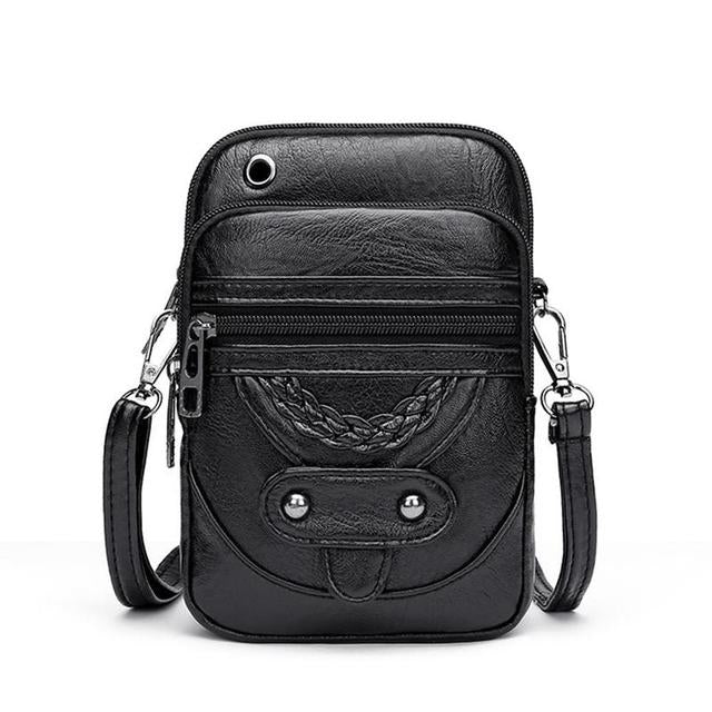 Laura™ | Elegant Structured Leather Handbag