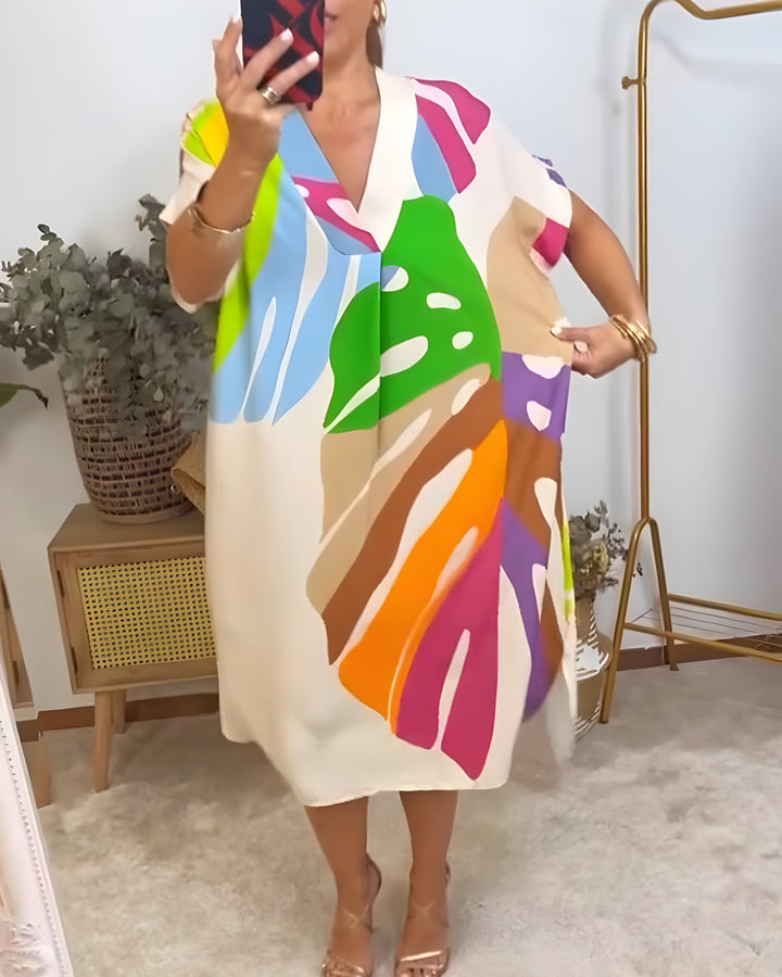 Rianna - Artistic Pattern Dress