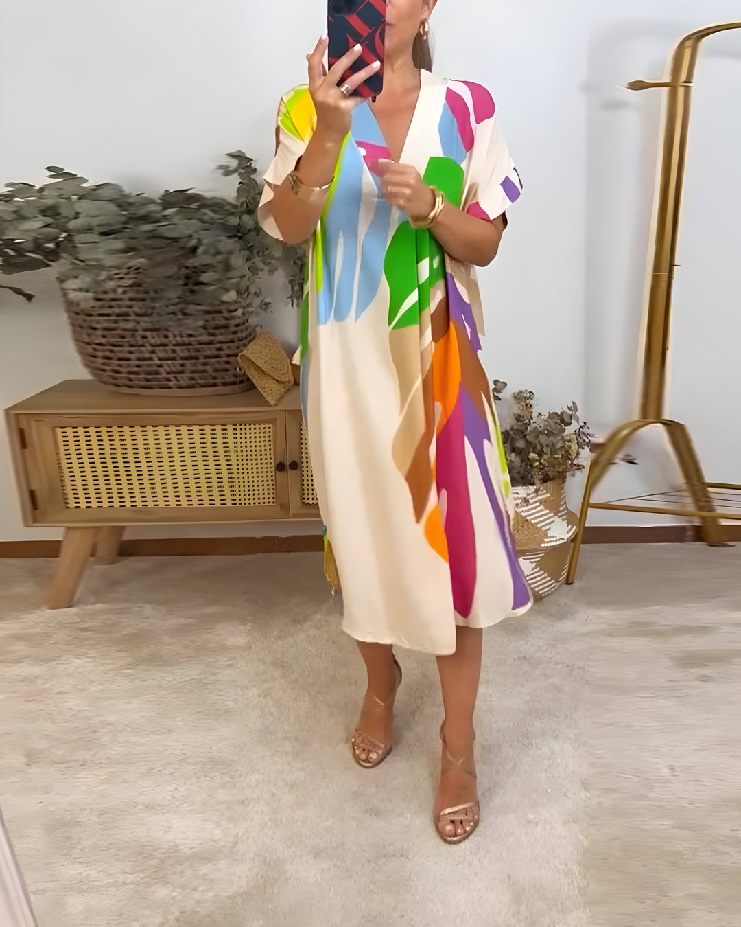 Rianna - Artistic Pattern Dress