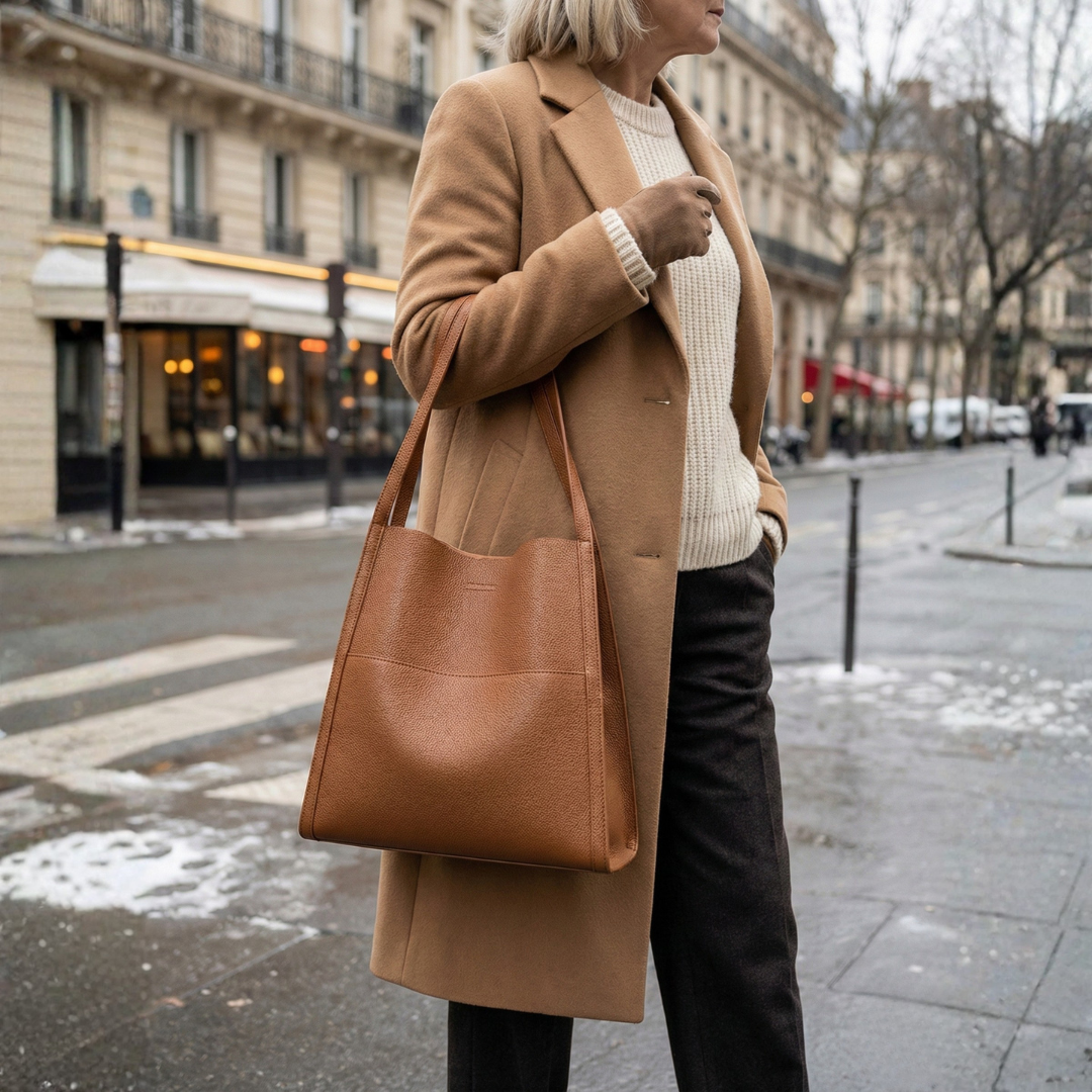 Elena™ | Chic Leather Shoulder Bag