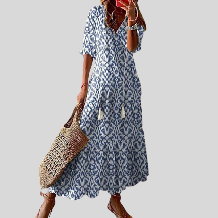 Michaela - Bohemian Dress with Tummy Coverage