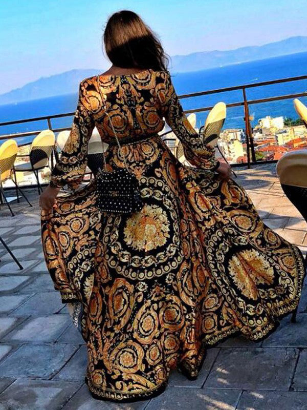 Faye - Bohemian Print Dress