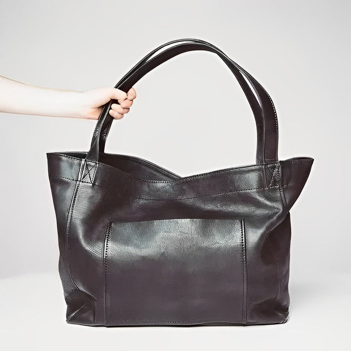 Karen™ | Classic Leather Everyday Tote