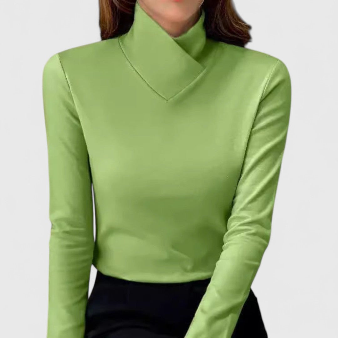 Clair | Chic High Neck Sweater