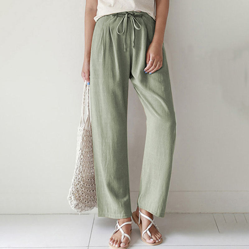 Vara - Casual Drawstring Lounge Trousers