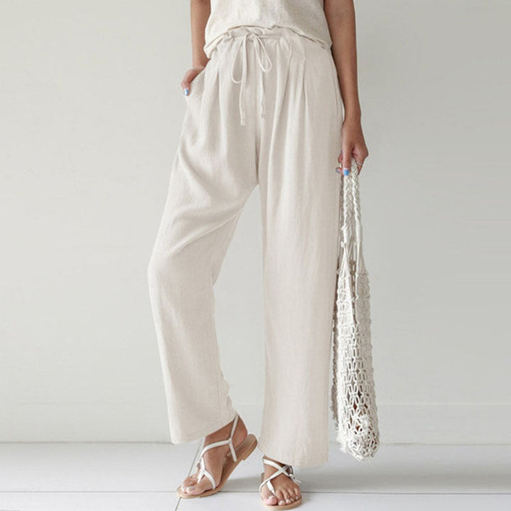 Vara - Casual Drawstring Lounge Trousers