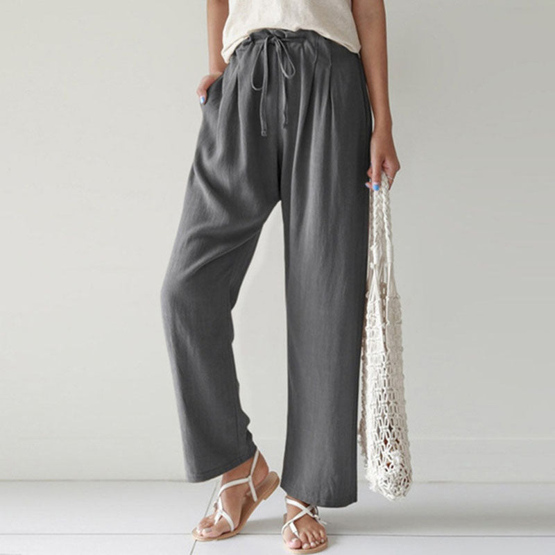 Vara - Casual Drawstring Lounge Trousers