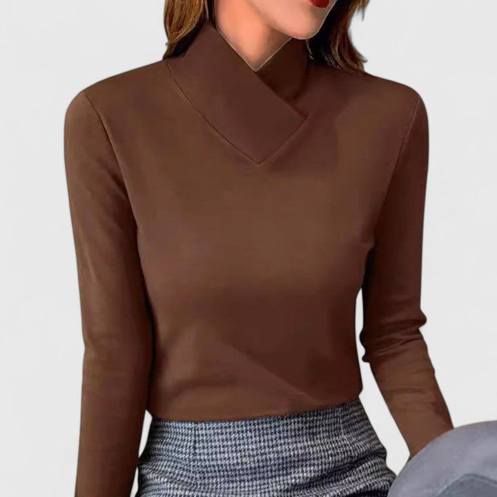 Clair | Chic High Neck Sweater