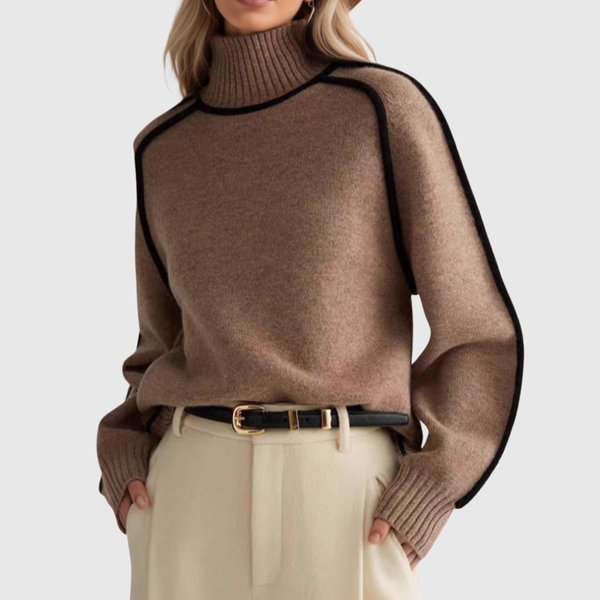 Donna | Chic High Neck Sweater