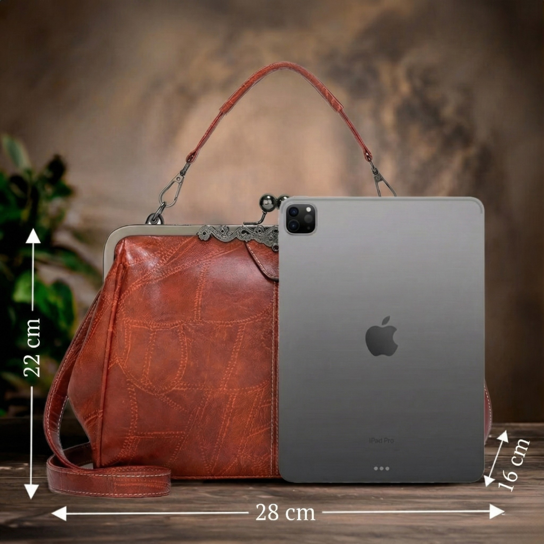 Lily™ | Classic Leather Vintage Bag