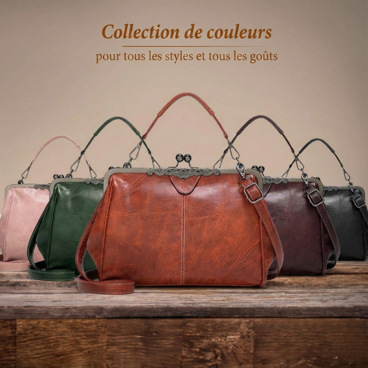Lily™ | Classic Leather Vintage Bag