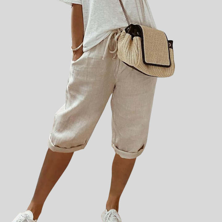 Chic and Cozy Flowing Shorts