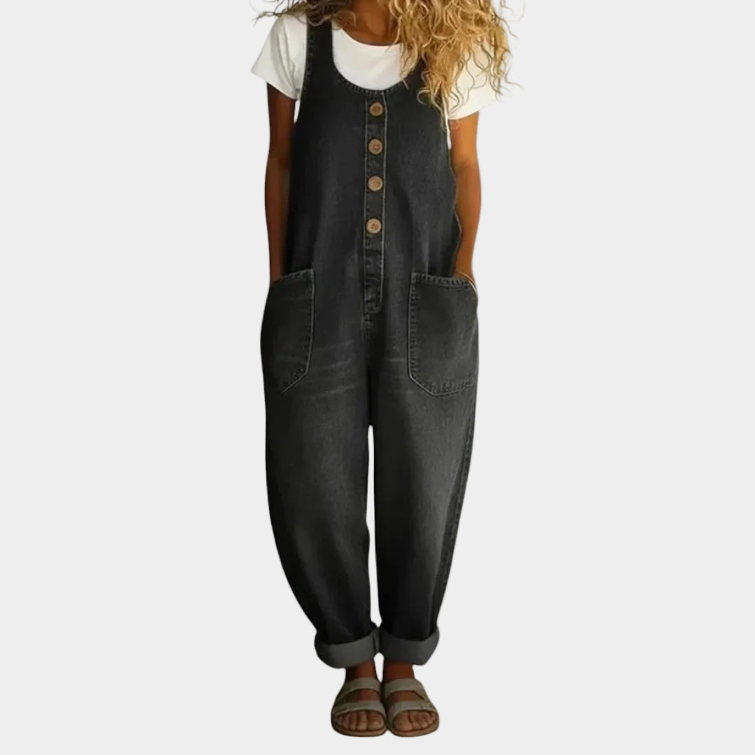 Retro Chic Casual Overalls