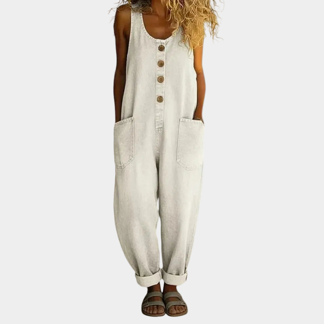 Retro Chic Casual Overalls