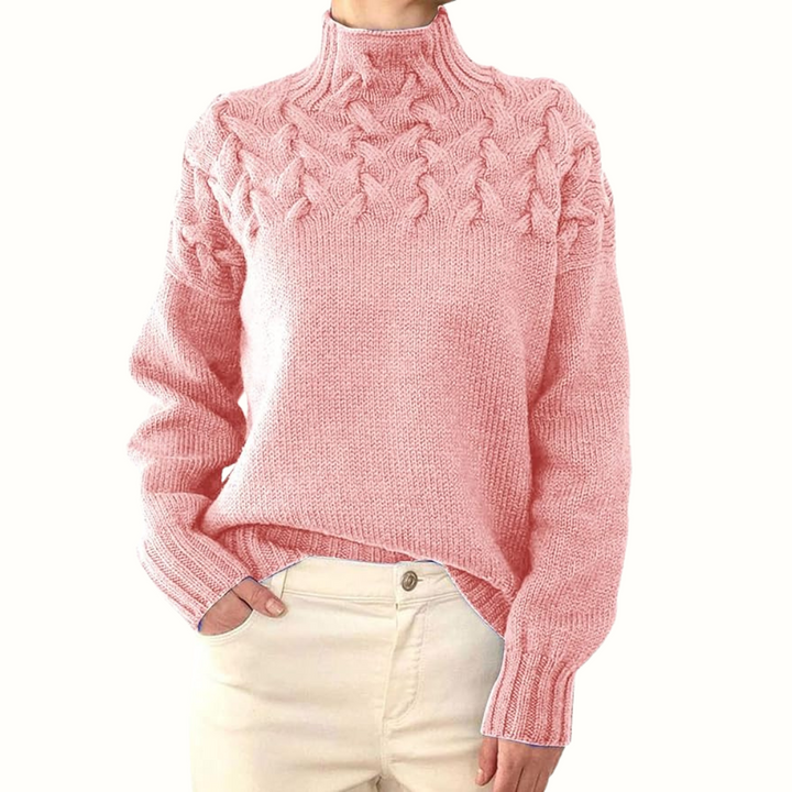 Elena | Cozy Turtleneck Knit Sweater
