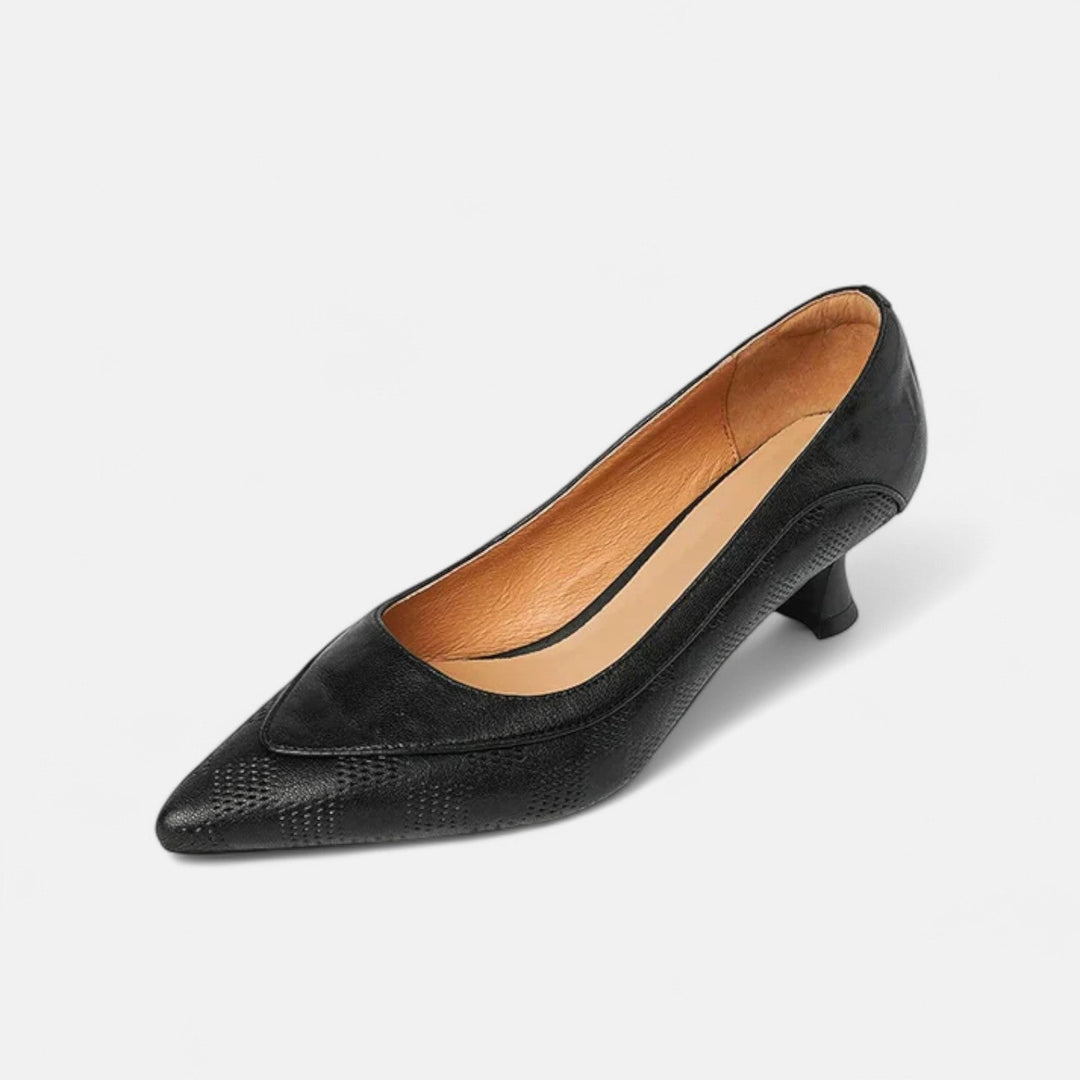 Amara Genuine Leather High Heels