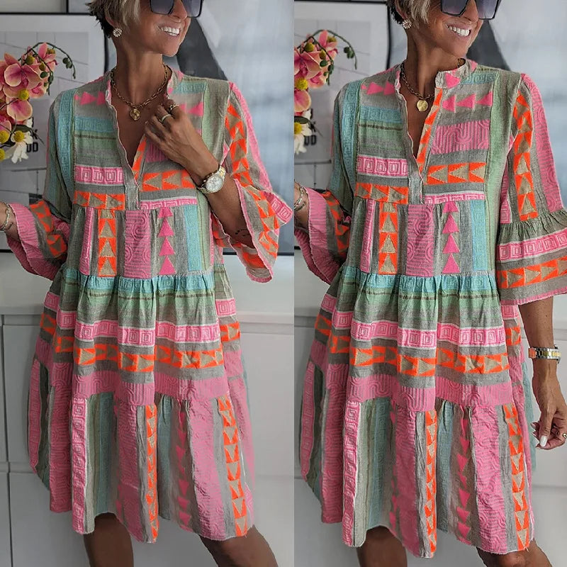 Delyth - Floral Spring Dress