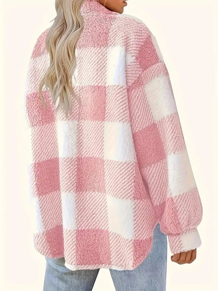 Martin | Stylish Checkered Fleece Coat