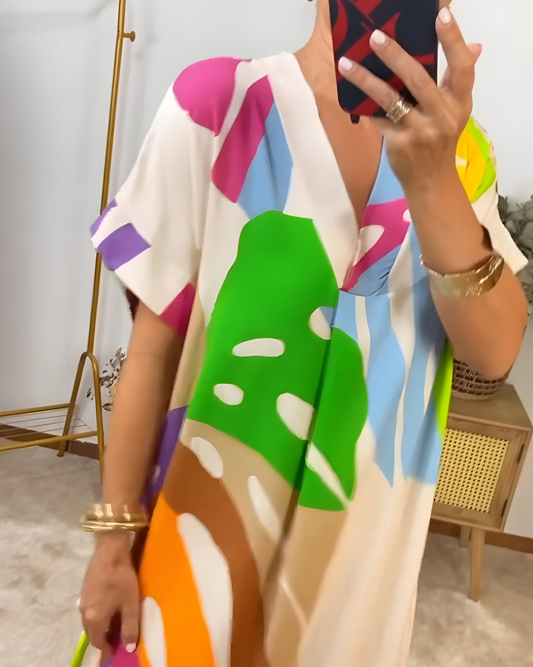 Rianna - Artistic Pattern Dress
