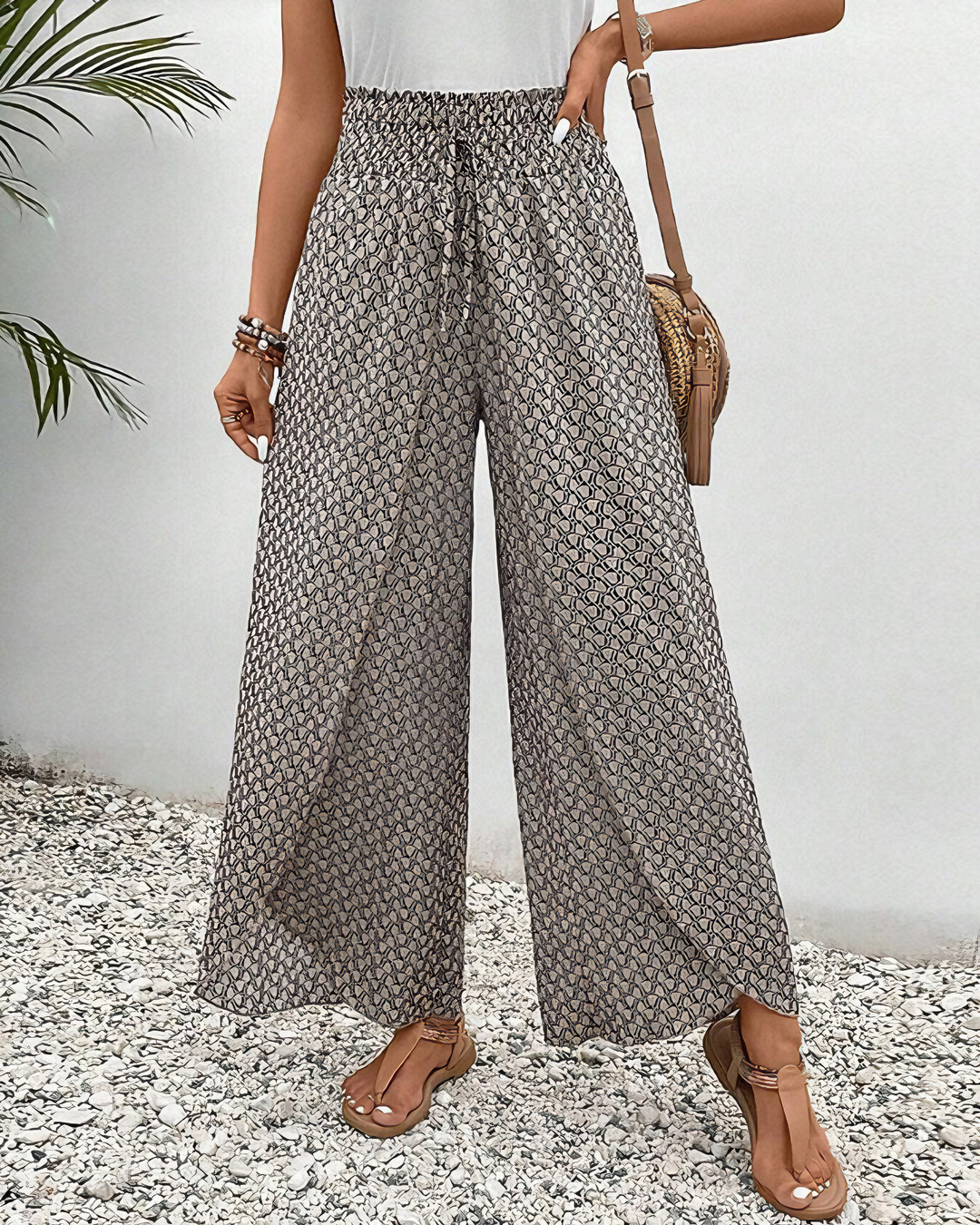 Sahara - Easygoing Wide-Leg Trousers