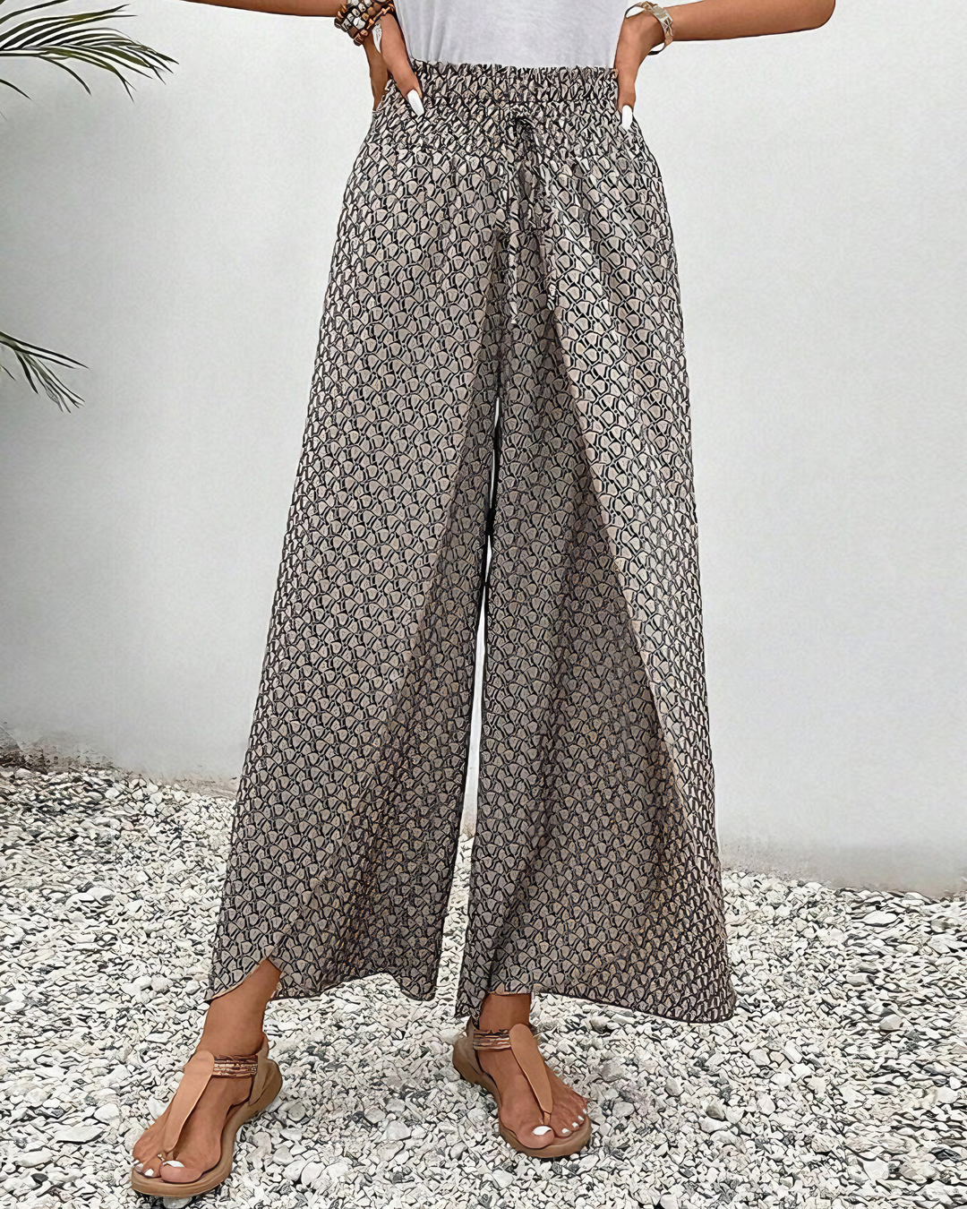 Sahara - Easygoing Wide-Leg Trousers