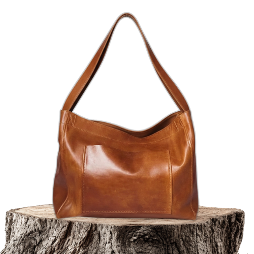 Karen™ | Classic Leather Everyday Tote