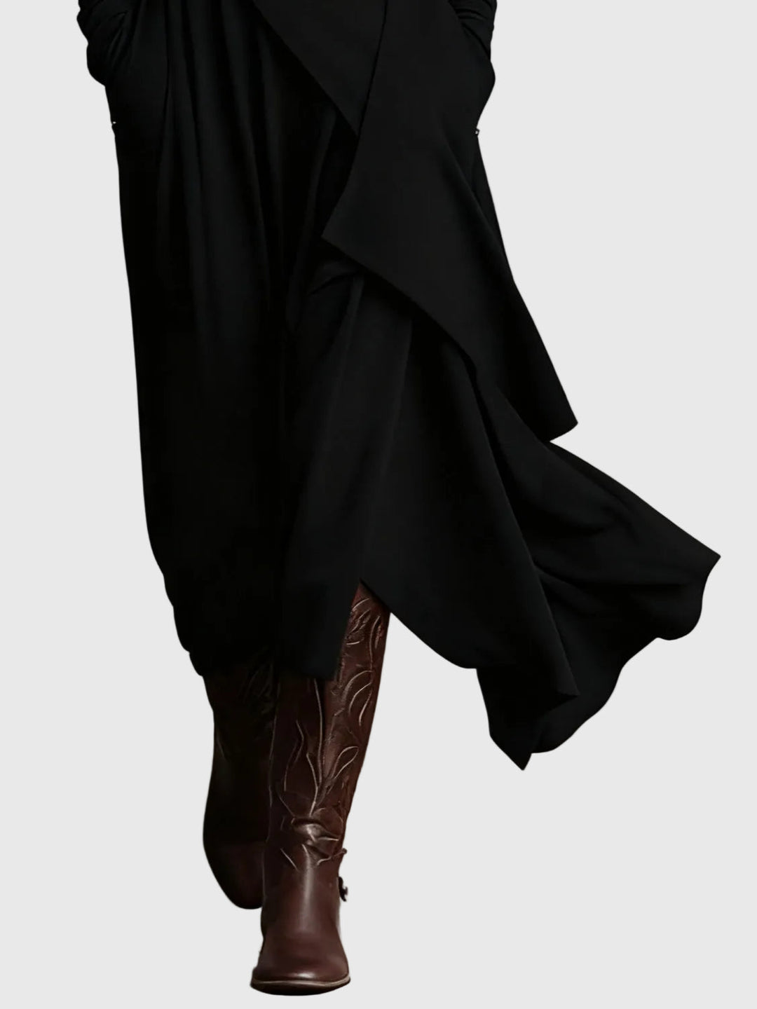 Violet | Long Pleated Maxi Dress