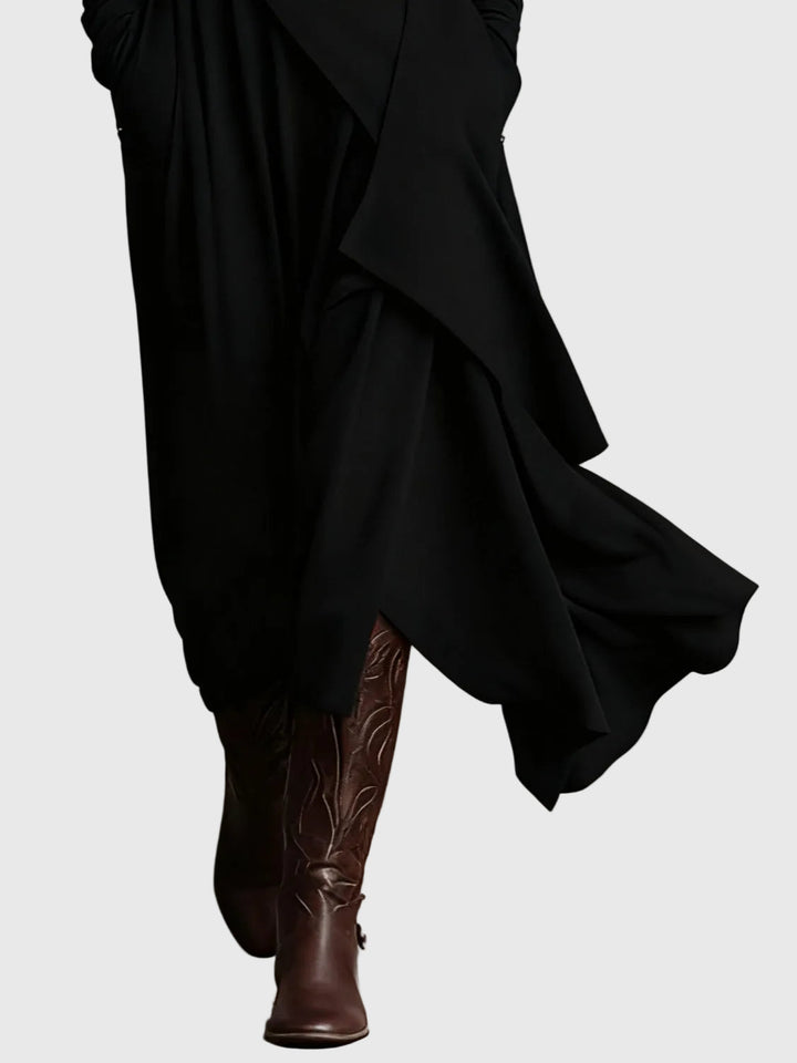 Violet | Long Pleated Maxi Dress