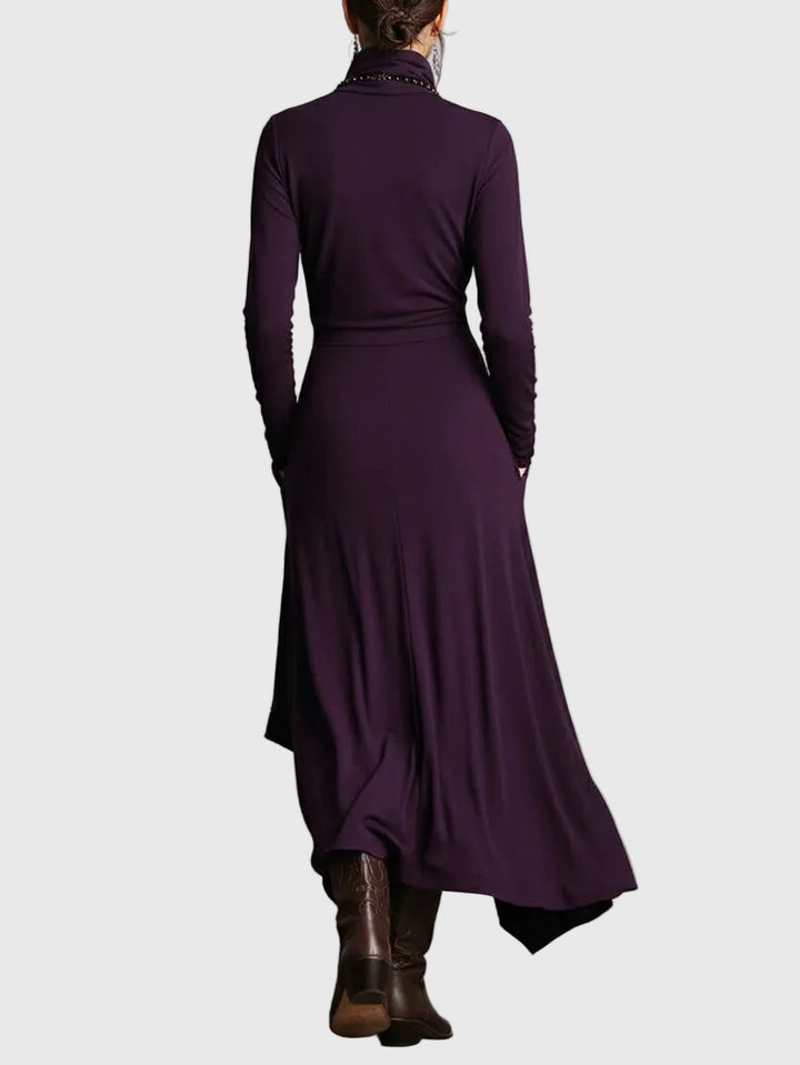 Violet | Long Pleated Maxi Dress