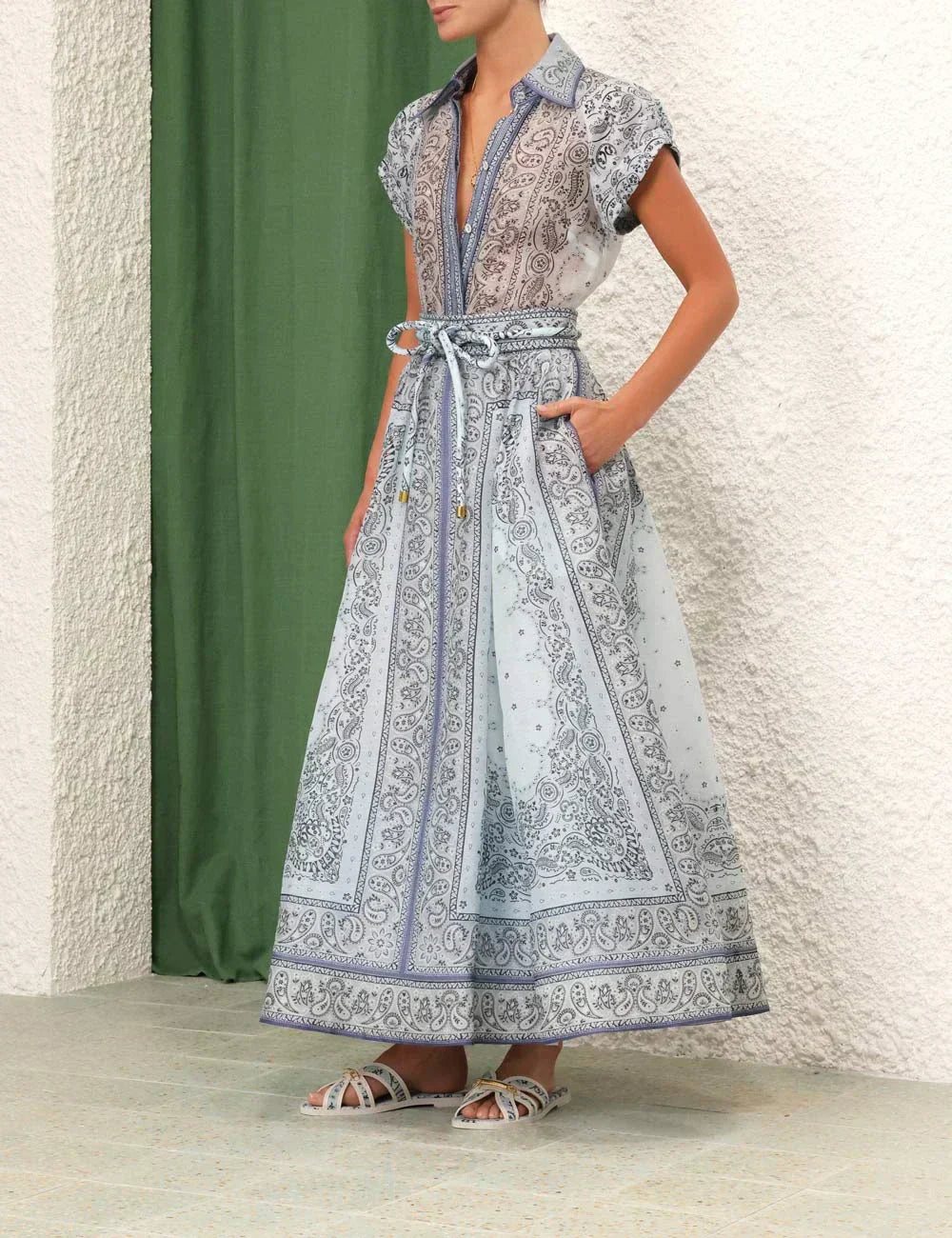 Adele - Bohemian Print Two-Piece Ensemble