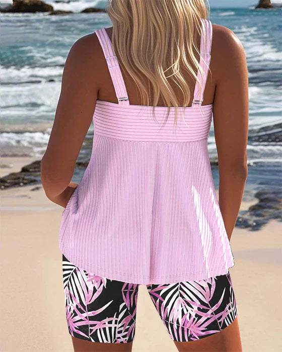 Daphne | Vibrant Ribbed Tankini Bottoms