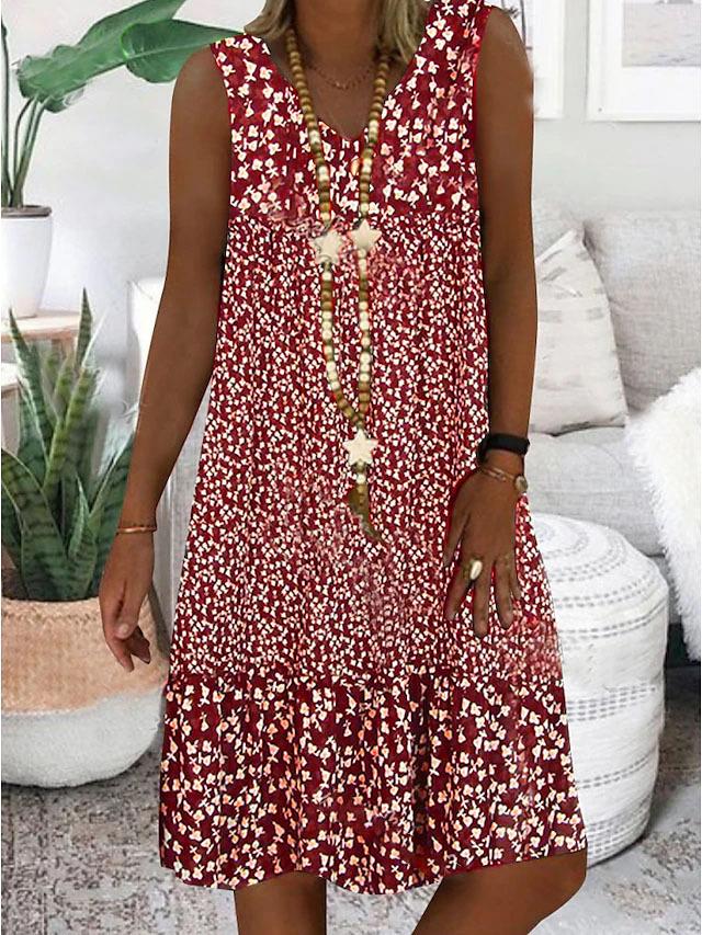 AYLA | V-Neck Sleeveless Dress