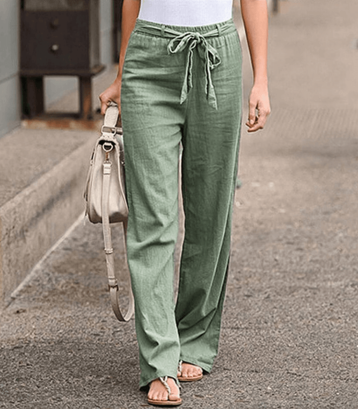 Joleen - Women's Comfortable Drawstring Pants with Elastic Waist