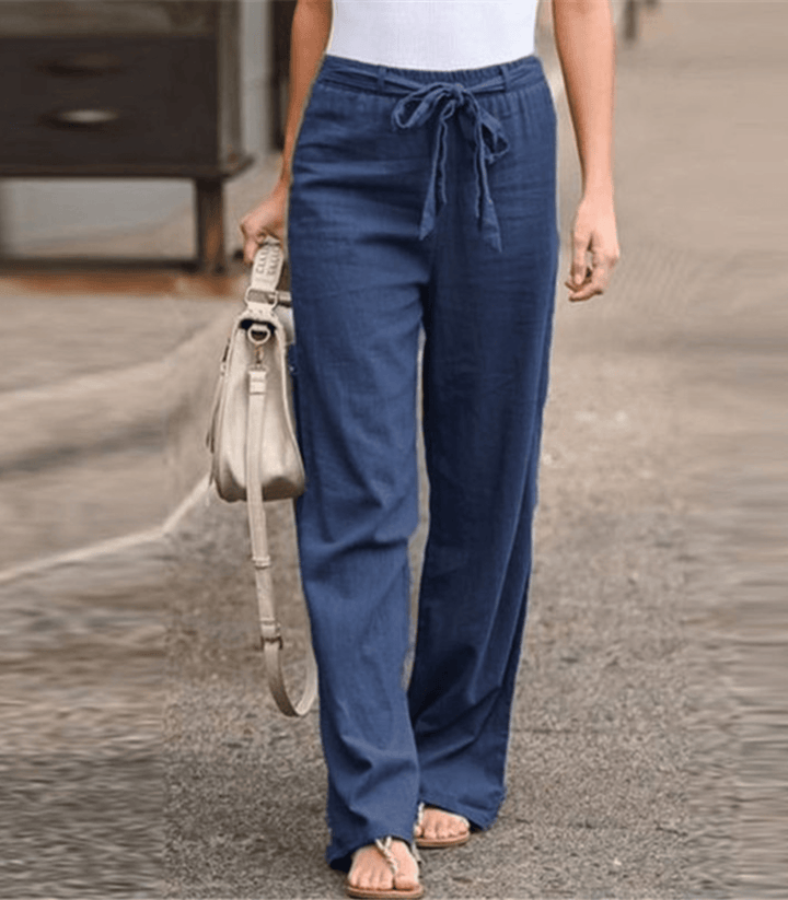 Joleen - Women's Comfortable Drawstring Pants with Elastic Waist