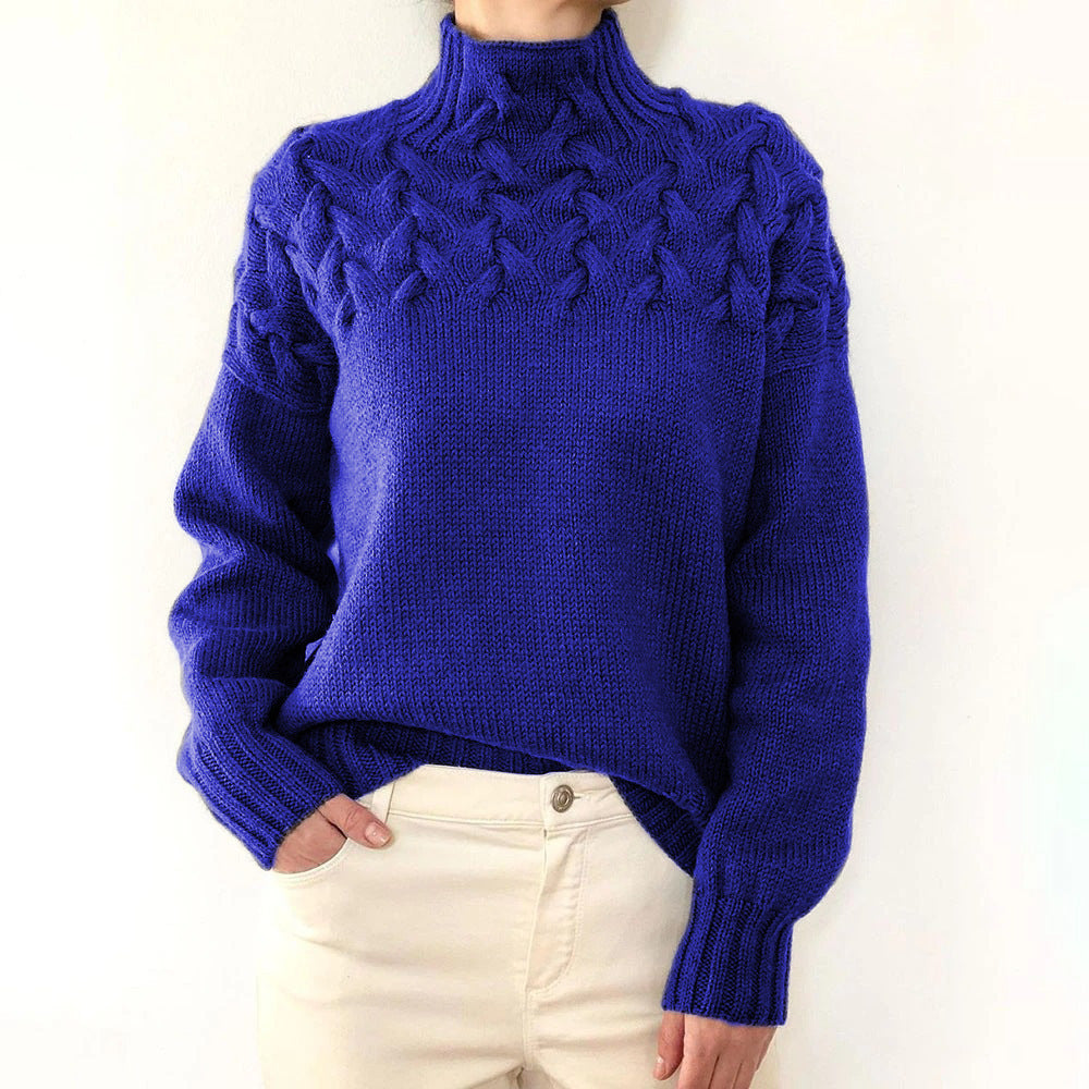 Elena | Cozy Turtleneck Knit Sweater
