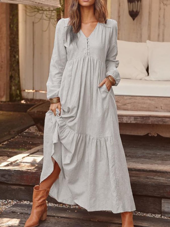 Cadence - Elegant Floral Dress