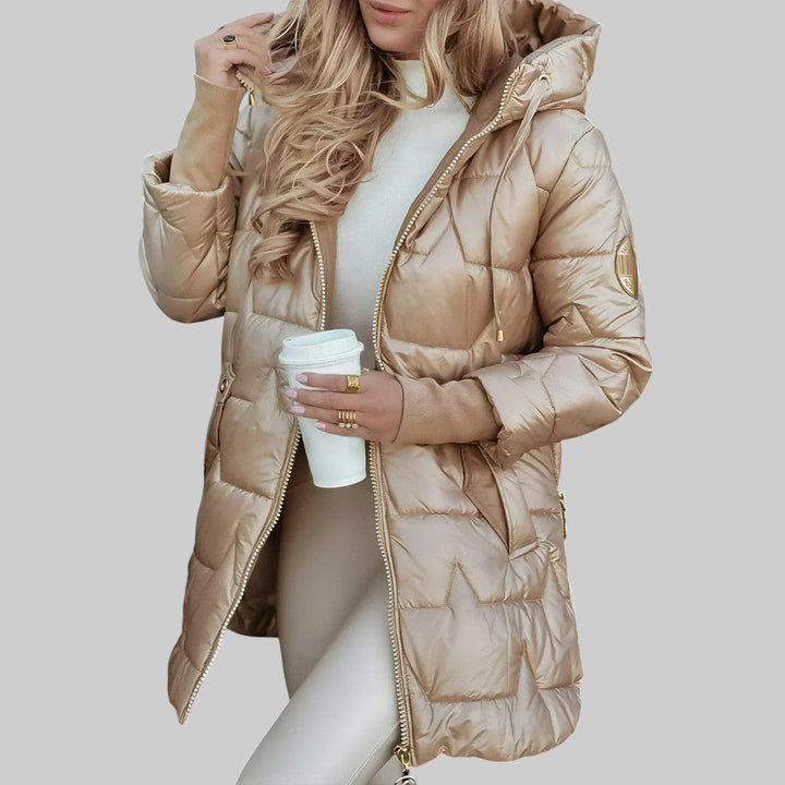 Cecilia | Chic Hooded Autumn Coat
