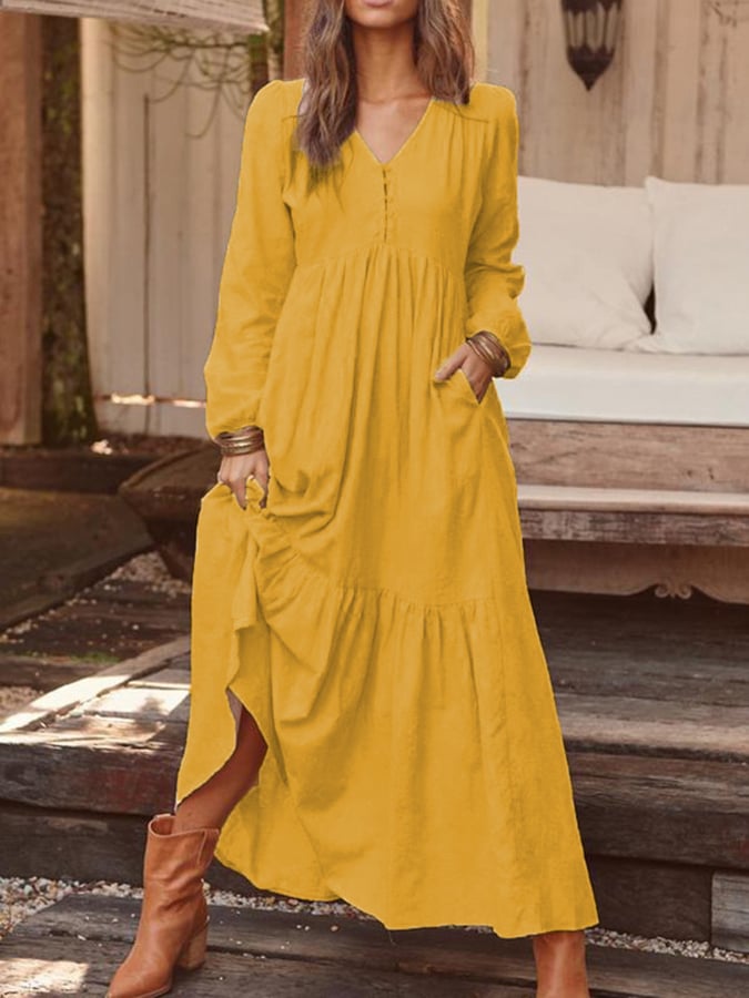 Cadence - Elegant Floral Dress