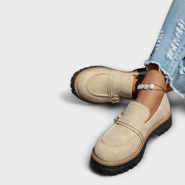 Lora™ | Relaxed Round Toe Slip-On Loafers
