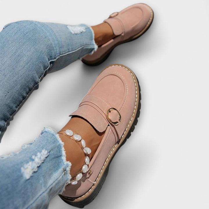 Lora™ | Relaxed Round Toe Slip-On Loafers